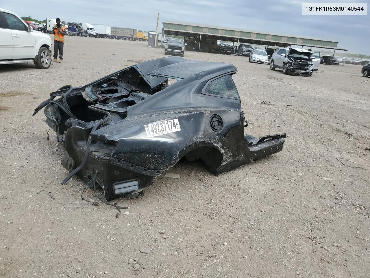 2021 Chevrolet Camaro Zl1 VIN: 1G1FK1R63M0140544 Lot: 49237174