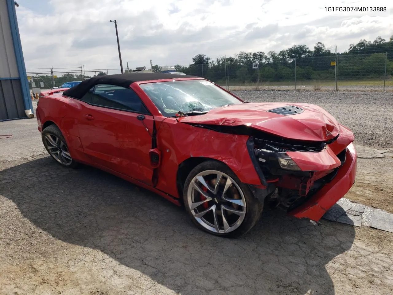 2021 Chevrolet Camaro Ss VIN: 1G1FG3D74M0133888 Lot: 57388604