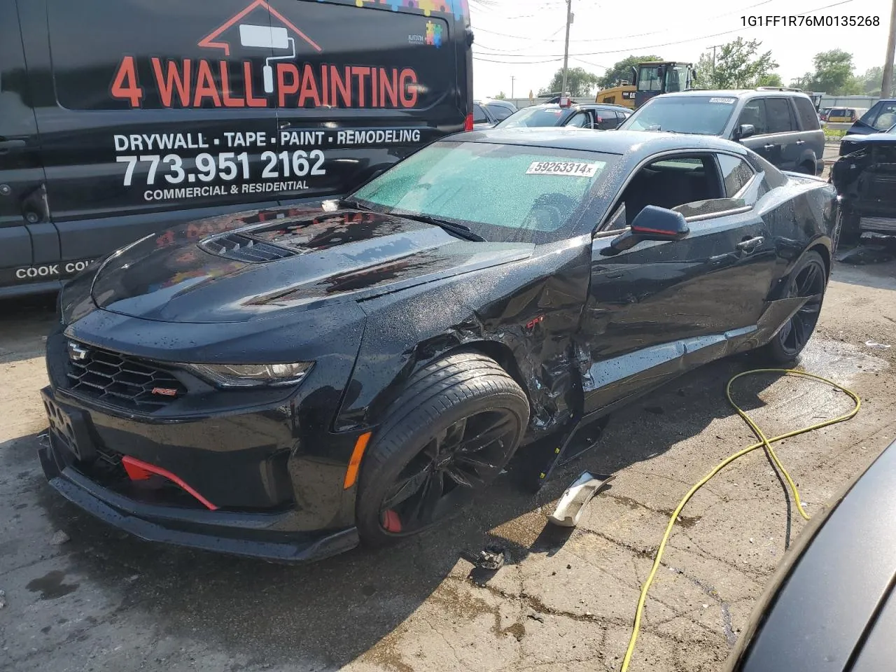 2021 Chevrolet Camaro Lz VIN: 1G1FF1R76M0135268 Lot: 59263314