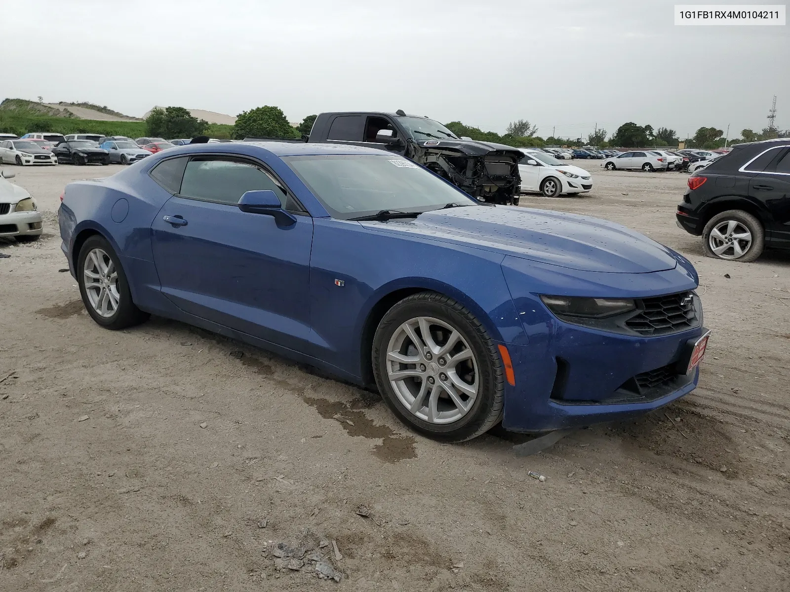 2021 Chevrolet Camaro Ls VIN: 1G1FB1RX4M0104211 Lot: 62395734