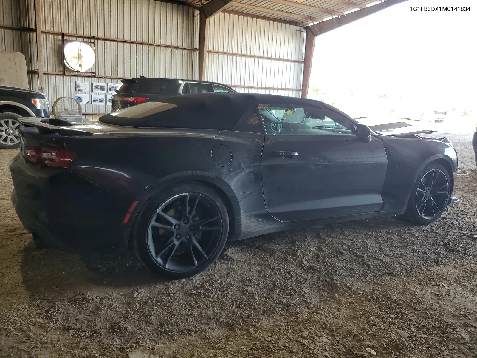 2021 Chevrolet Camaro Ls VIN: 1G1FB3DX1M0141834 Lot: 66292954