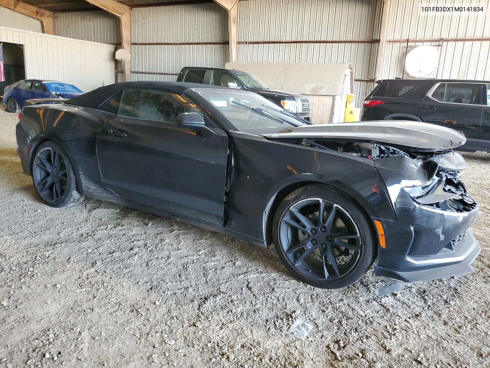 2021 Chevrolet Camaro Ls VIN: 1G1FB3DX1M0141834 Lot: 66292954