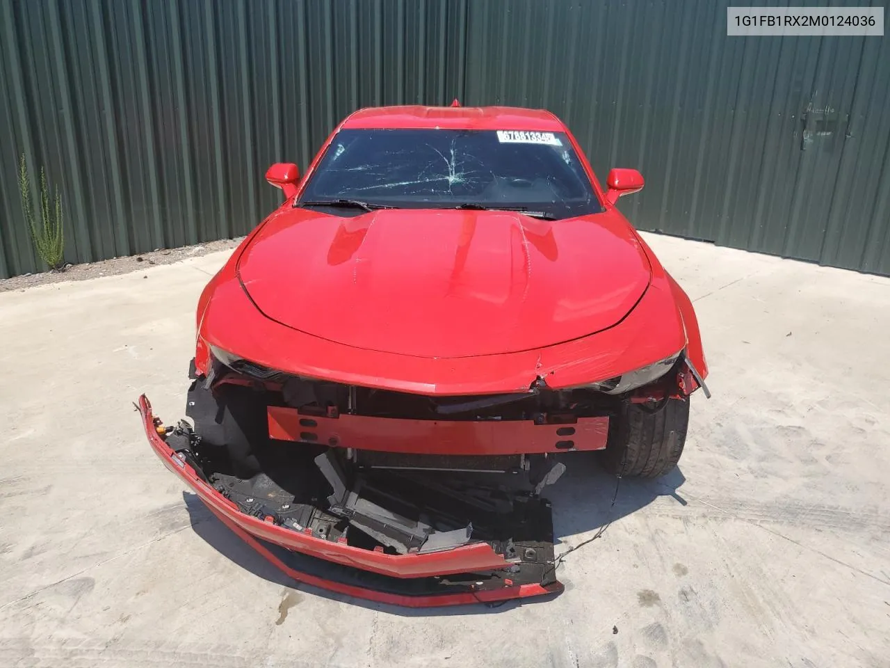 2021 Chevrolet Camaro Ls VIN: 1G1FB1RX2M0124036 Lot: 67881334