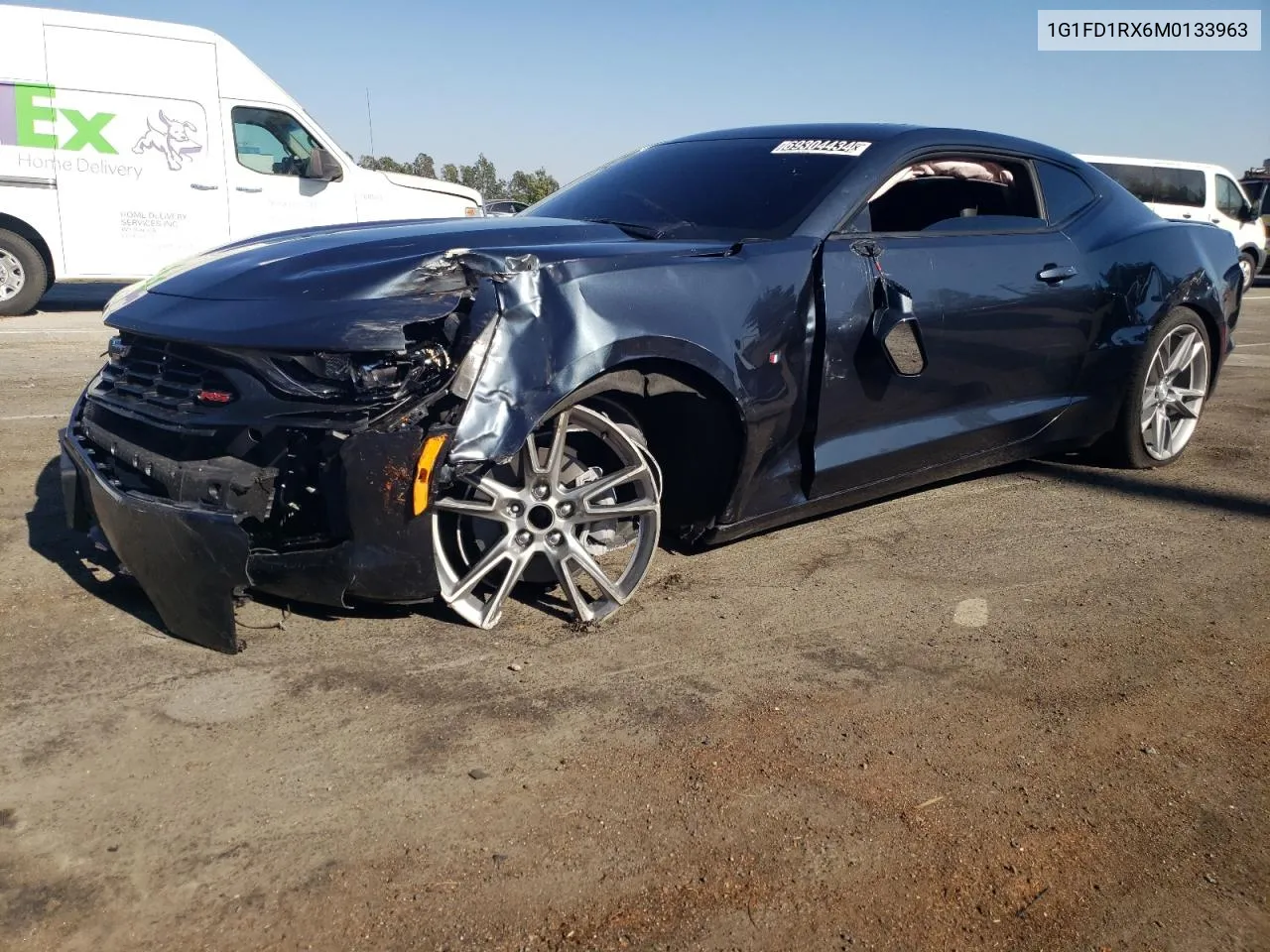 2021 Chevrolet Camaro Lt VIN: 1G1FD1RX6M0133963 Lot: 69304434