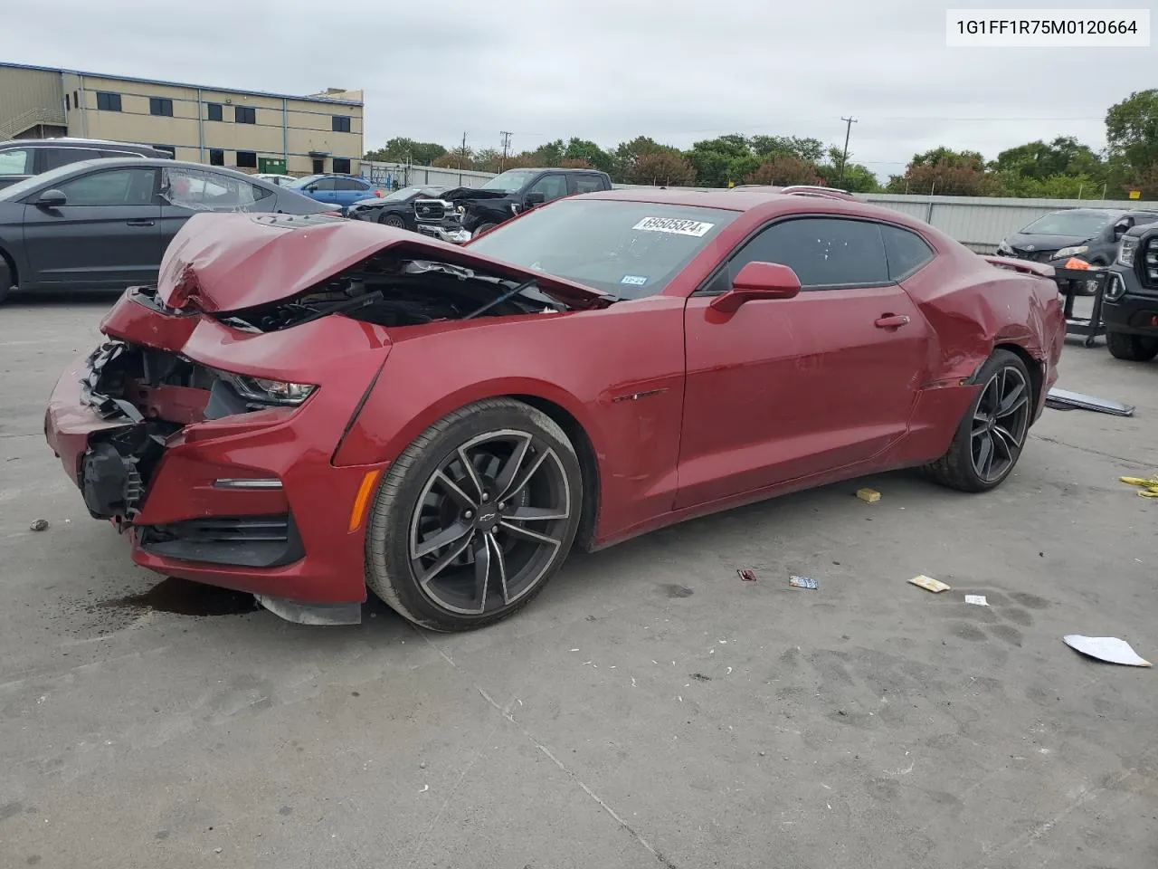 2021 Chevrolet Camaro Lz VIN: 1G1FF1R75M0120664 Lot: 69505824