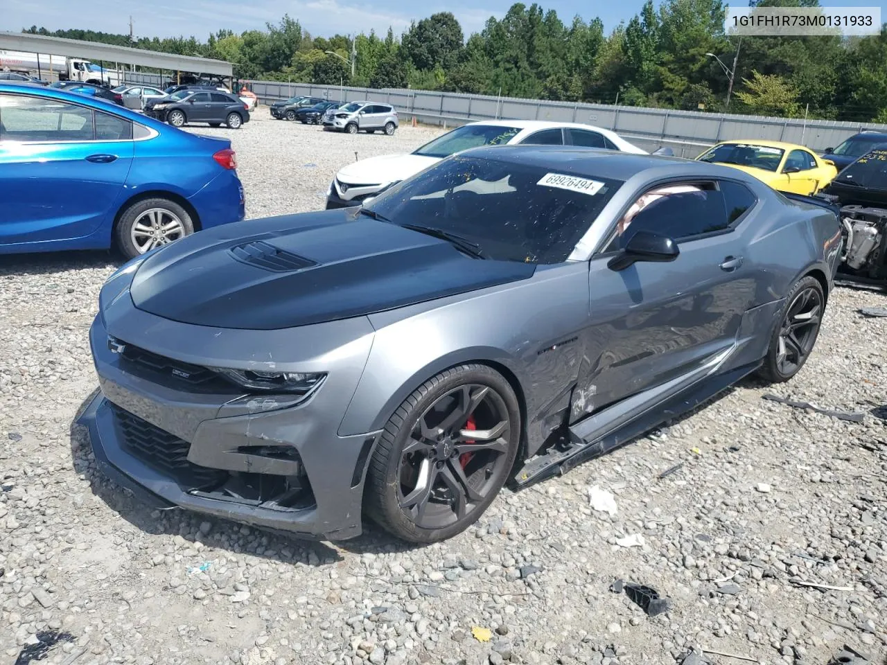 2021 Chevrolet Camaro Ss VIN: 1G1FH1R73M0131933 Lot: 69926494