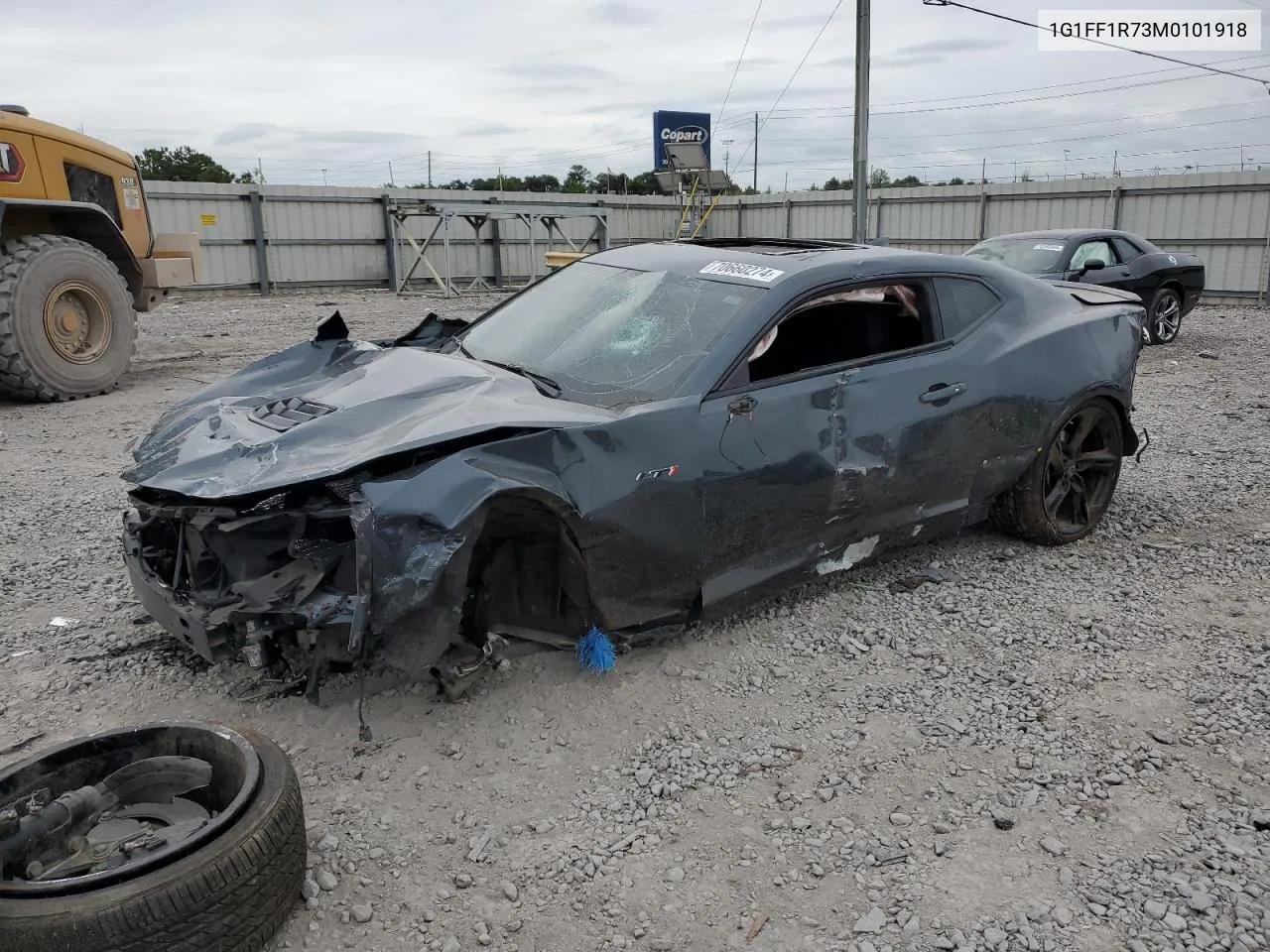 2021 Chevrolet Camaro Lz VIN: 1G1FF1R73M0101918 Lot: 70660274