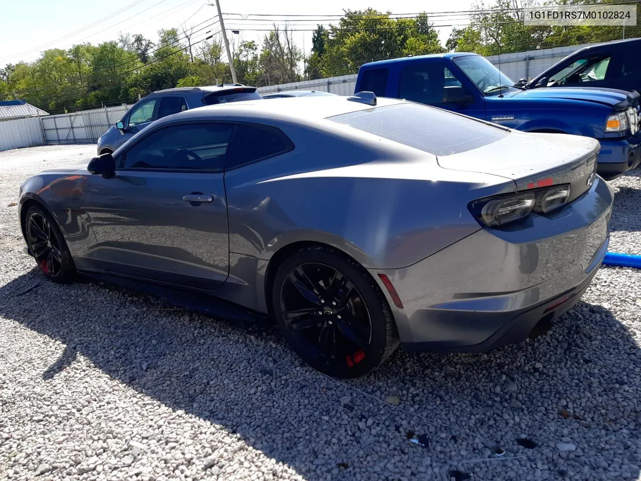 2021 Chevrolet Camaro Lt VIN: 1G1FD1RS7M0102824 Lot: 70808834