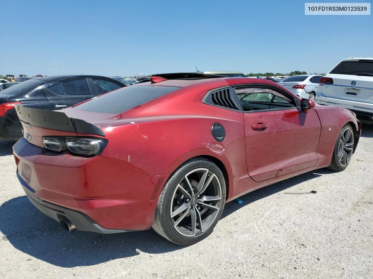 2021 Chevrolet Camaro Lt VIN: 1G1FD1RS3M0123539 Lot: 71068654