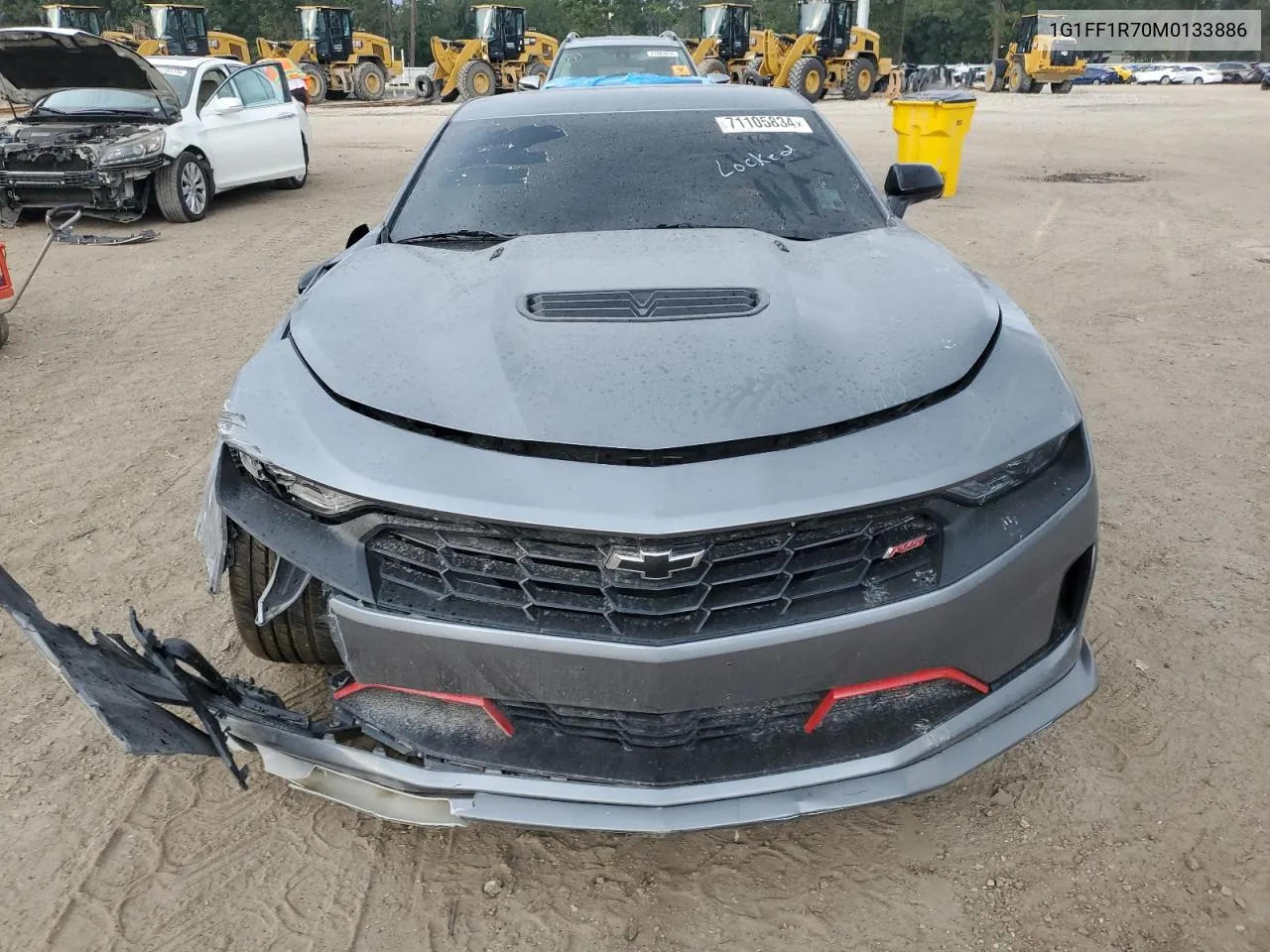 2021 Chevrolet Camaro Lz VIN: 1G1FF1R70M0133886 Lot: 71105834