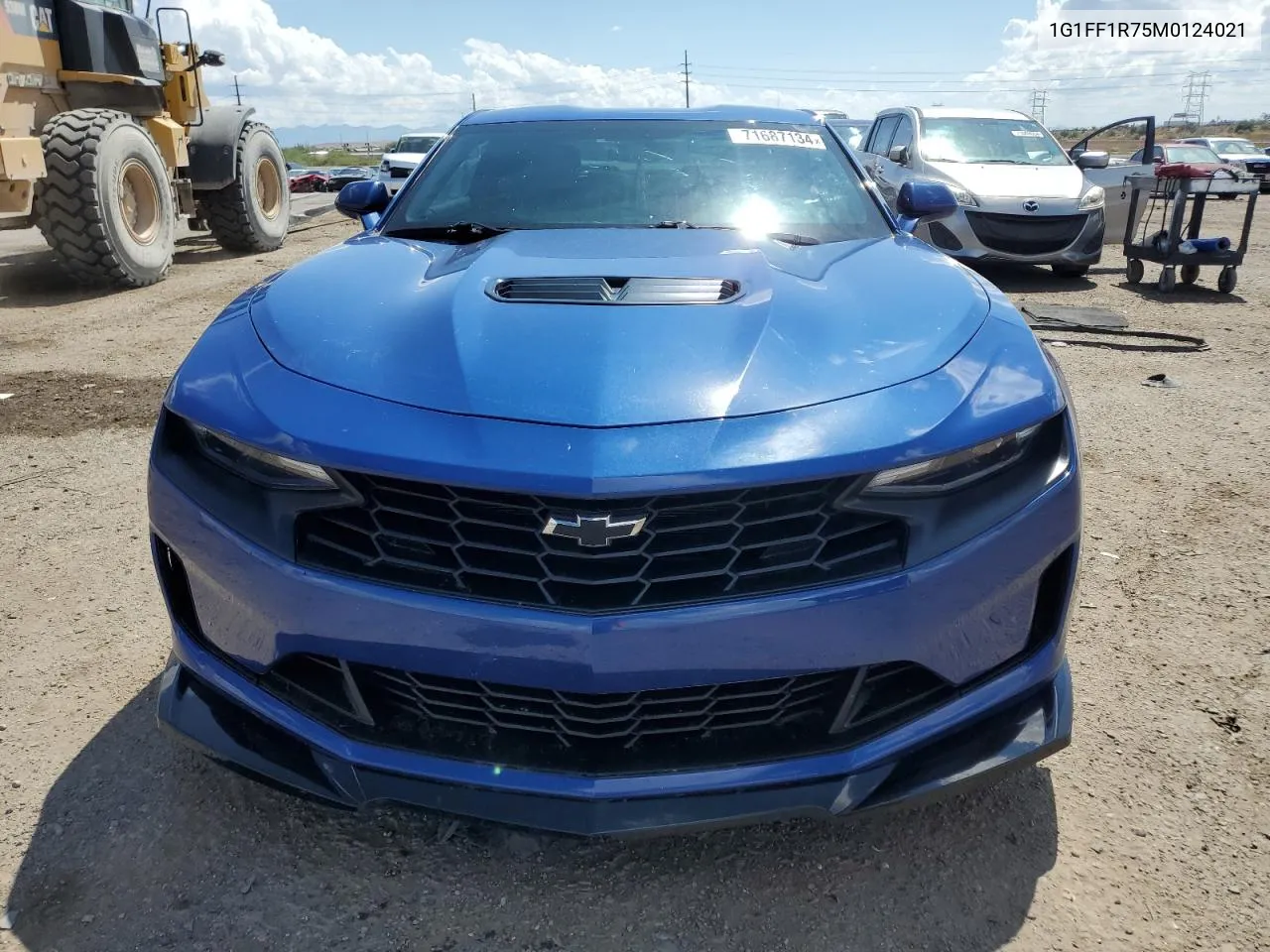 2021 Chevrolet Camaro Lz VIN: 1G1FF1R75M0124021 Lot: 71687134