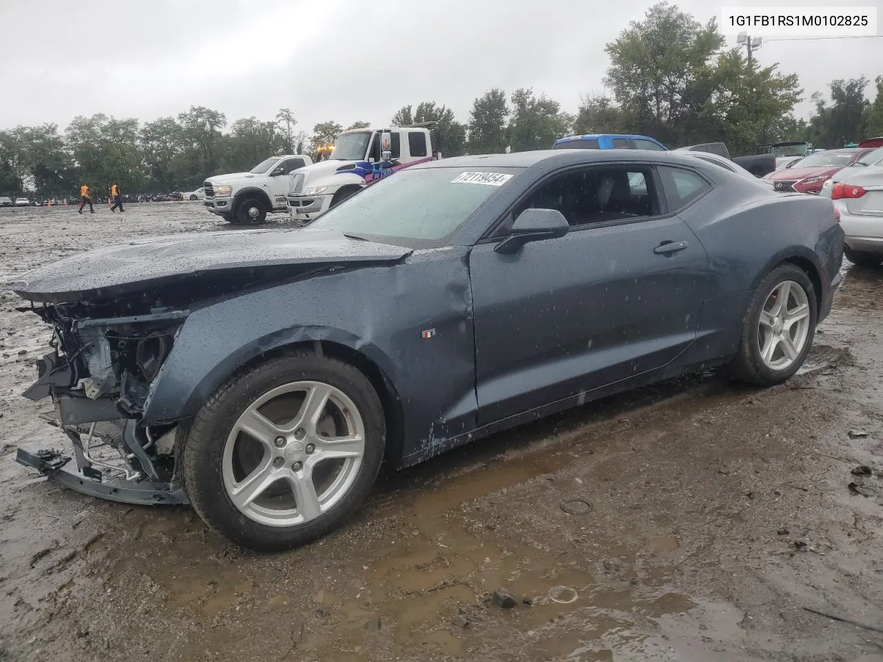 2021 Chevrolet Camaro Ls VIN: 1G1FB1RS1M0102825 Lot: 72119454