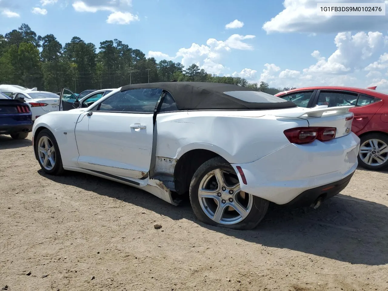 2021 Chevrolet Camaro Ls VIN: 1G1FB3DS9M0102476 Lot: 72132434