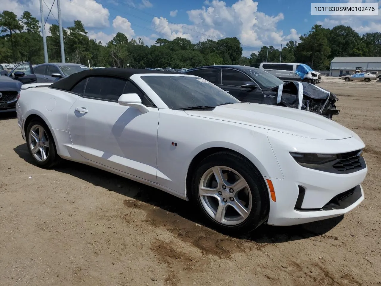 2021 Chevrolet Camaro Ls VIN: 1G1FB3DS9M0102476 Lot: 72132434