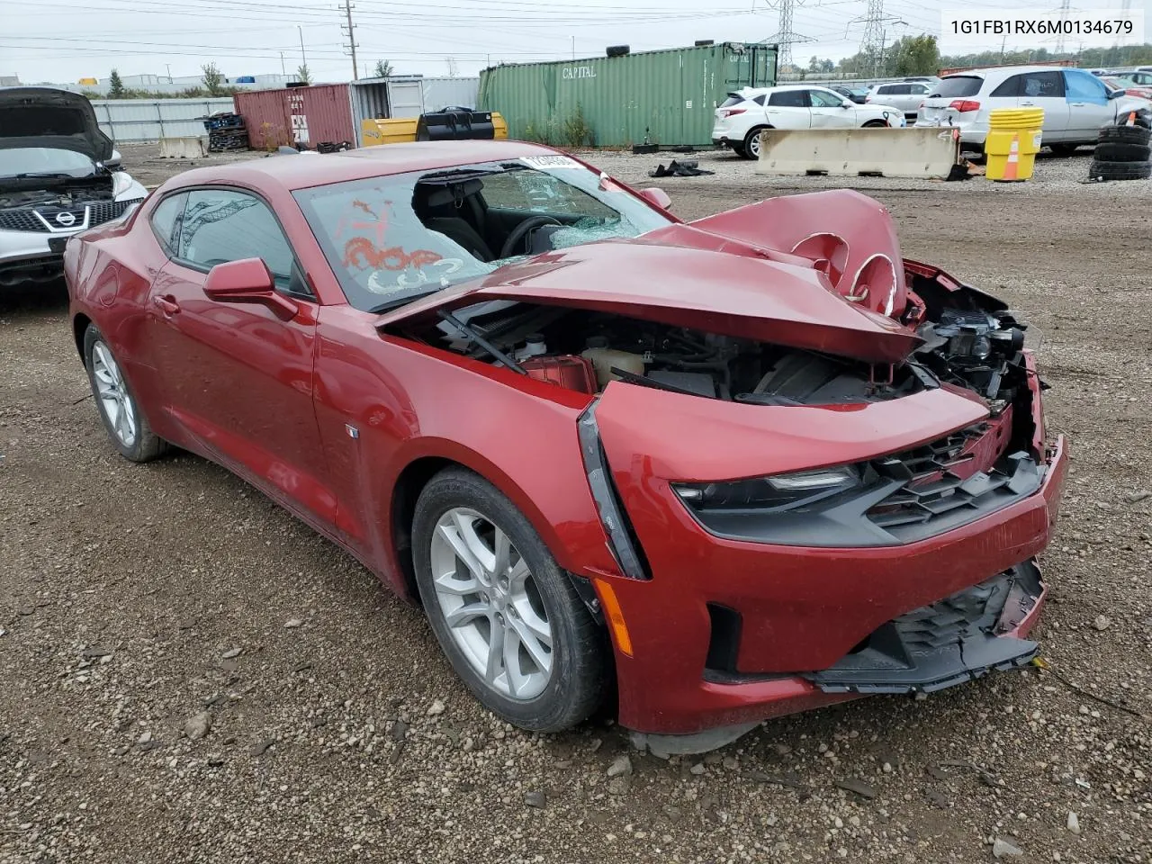 2021 Chevrolet Camaro Ls VIN: 1G1FB1RX6M0134679 Lot: 72349364