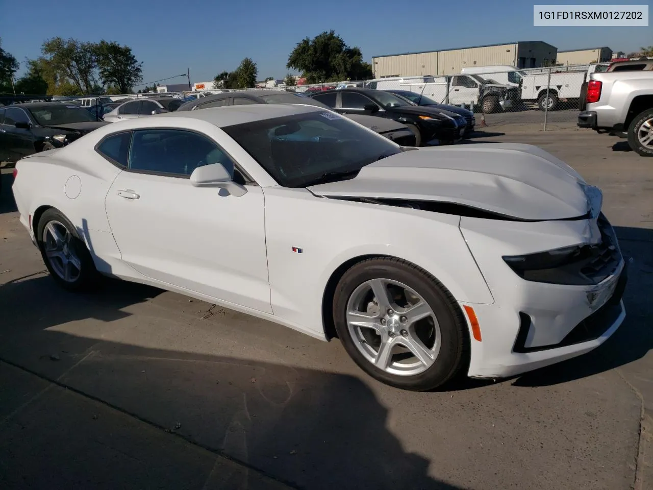 2021 Chevrolet Camaro Lt VIN: 1G1FD1RSXM0127202 Lot: 73057614