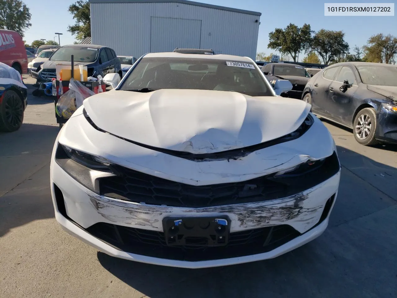 2021 Chevrolet Camaro Lt VIN: 1G1FD1RSXM0127202 Lot: 73057614