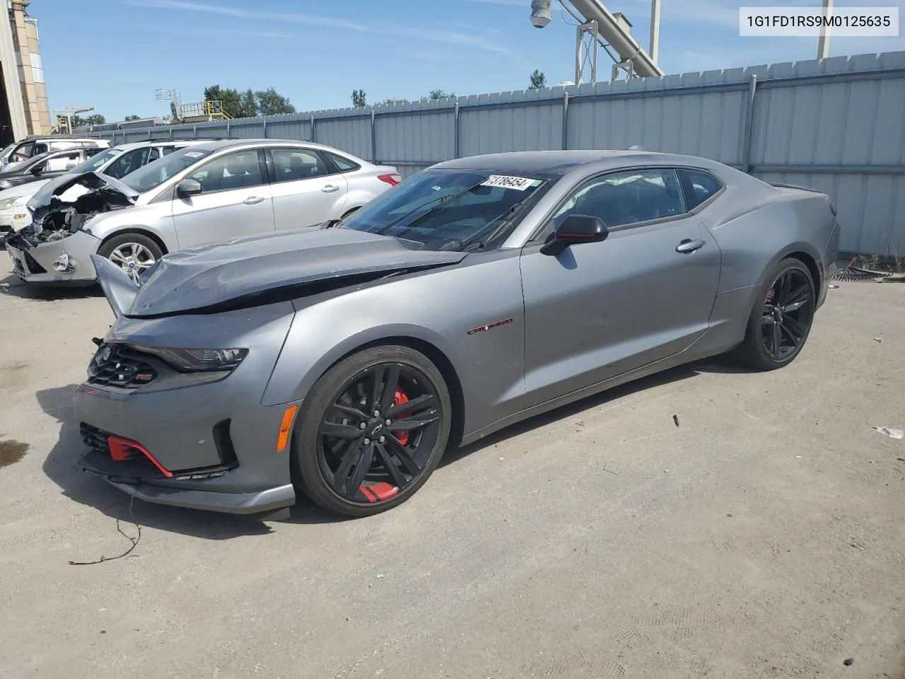 2021 Chevrolet Camaro Lt VIN: 1G1FD1RS9M0125635 Lot: 73786454