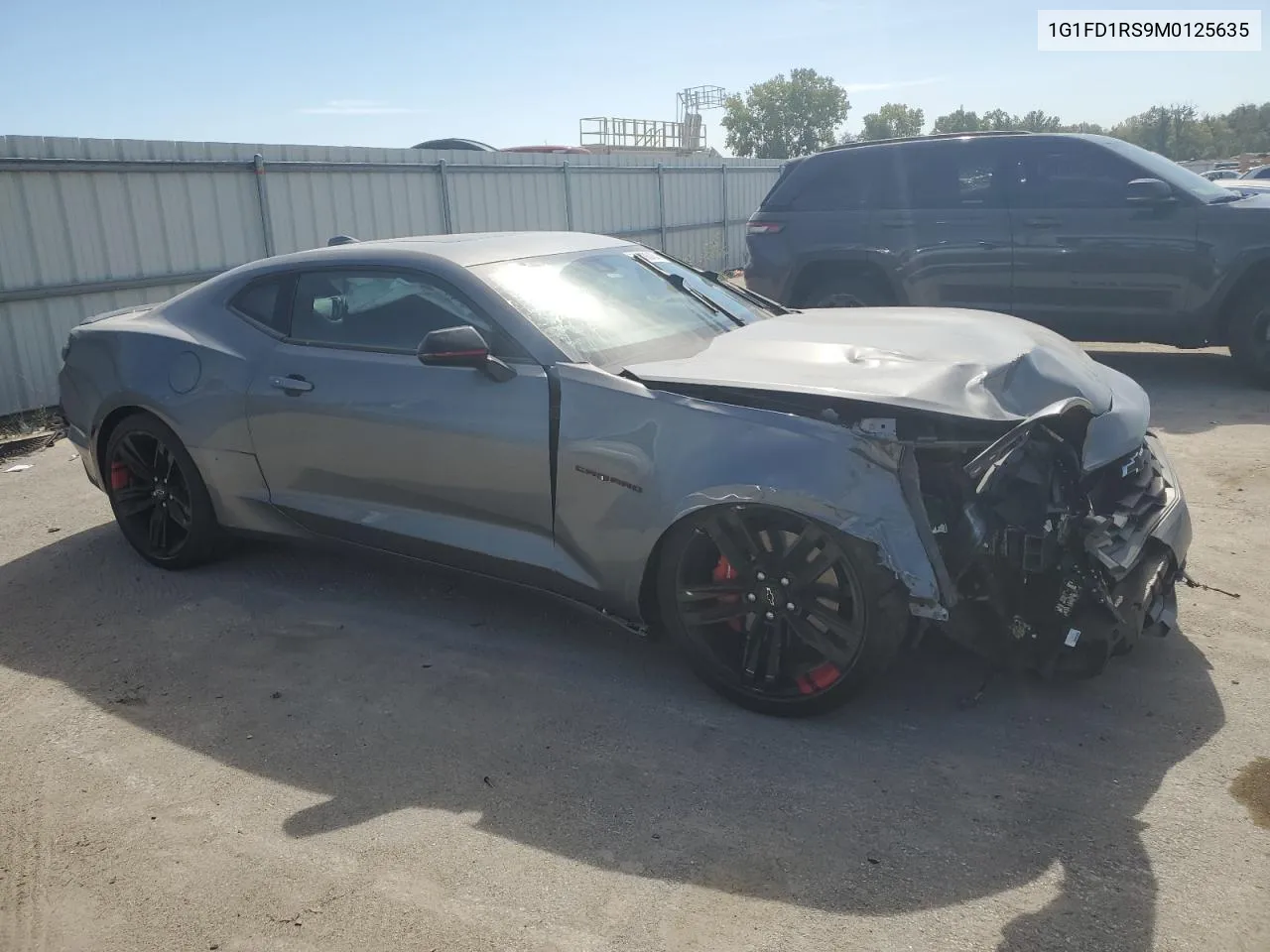 2021 Chevrolet Camaro Lt VIN: 1G1FD1RS9M0125635 Lot: 73786454