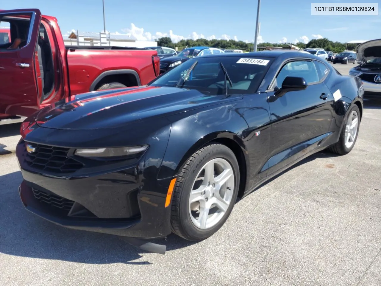 2021 Chevrolet Camaro Ls VIN: 1G1FB1RS8M0139824 Lot: 73853764