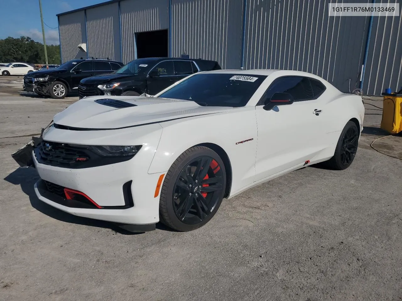 2021 Chevrolet Camaro Lz VIN: 1G1FF1R76M0133469 Lot: 74025584