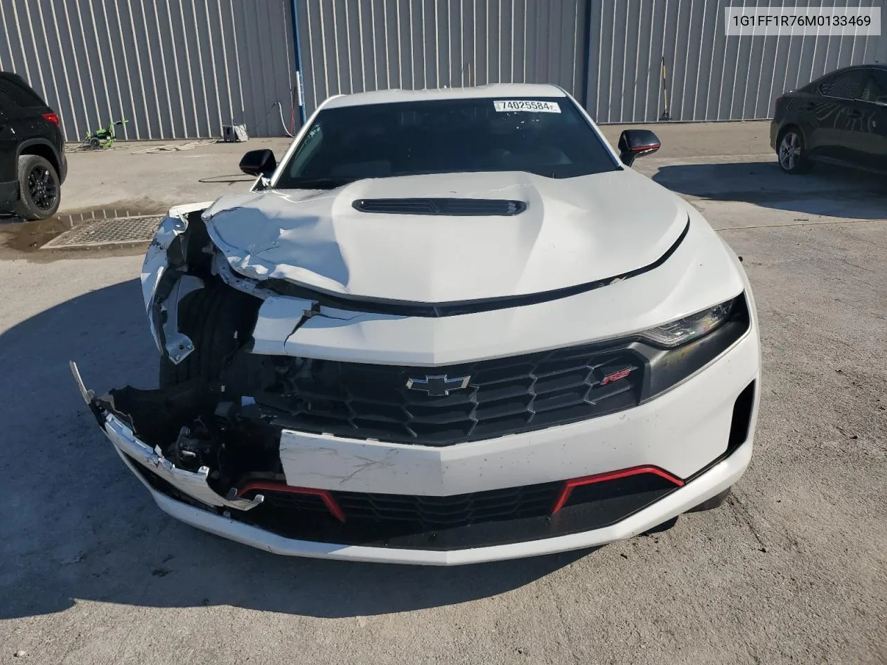 2021 Chevrolet Camaro Lz VIN: 1G1FF1R76M0133469 Lot: 74025584