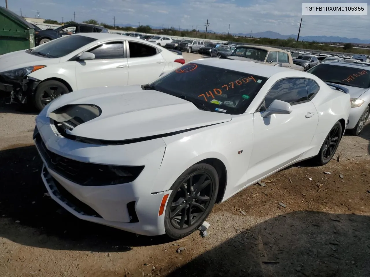 2021 Chevrolet Camaro Ls VIN: 1G1FB1RX0M0105355 Lot: 74077004