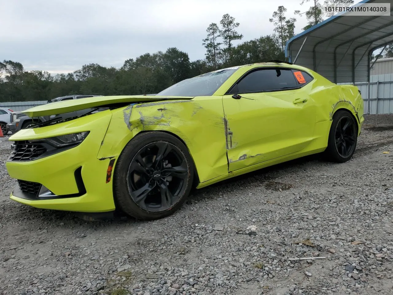 2021 Chevrolet Camaro Ls VIN: 1G1FB1RX1M0140308 Lot: 74239134