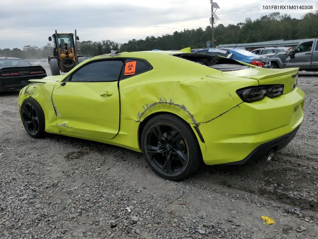 2021 Chevrolet Camaro Ls VIN: 1G1FB1RX1M0140308 Lot: 74239134