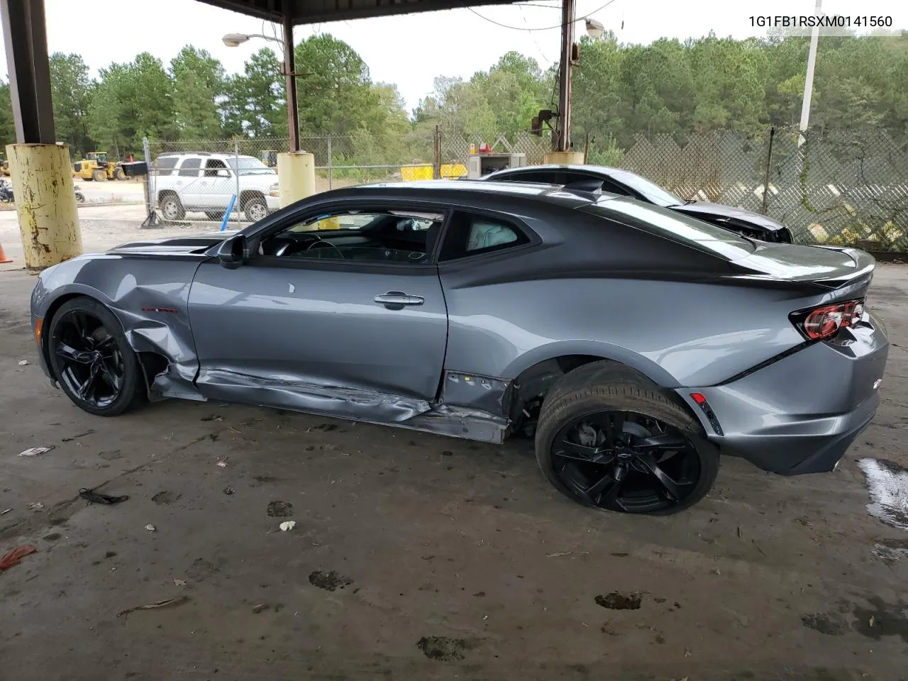 2021 Chevrolet Camaro Ls VIN: 1G1FB1RSXM0141560 Lot: 74688434