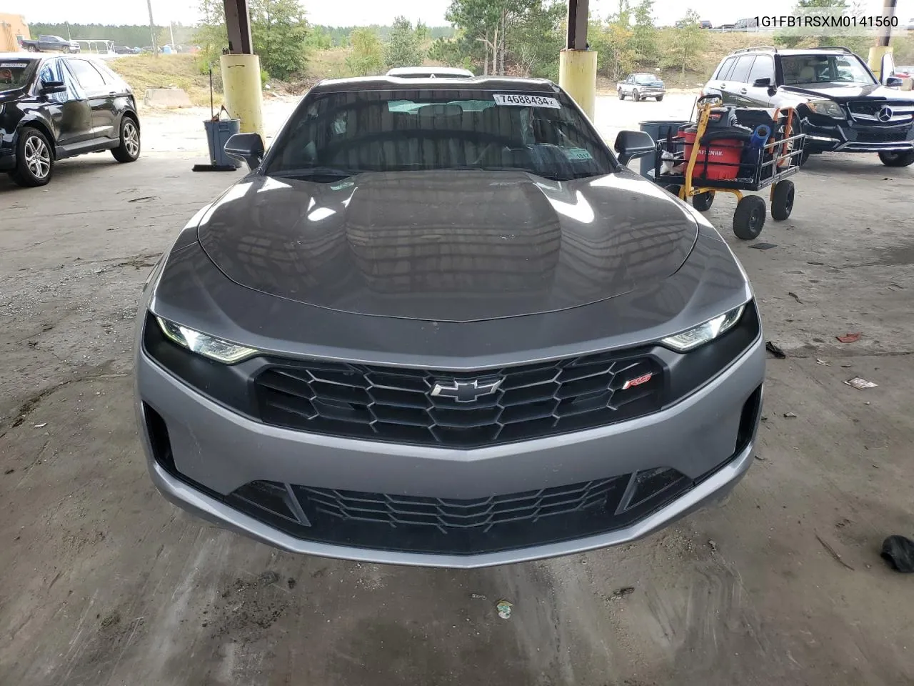 2021 Chevrolet Camaro Ls VIN: 1G1FB1RSXM0141560 Lot: 74688434