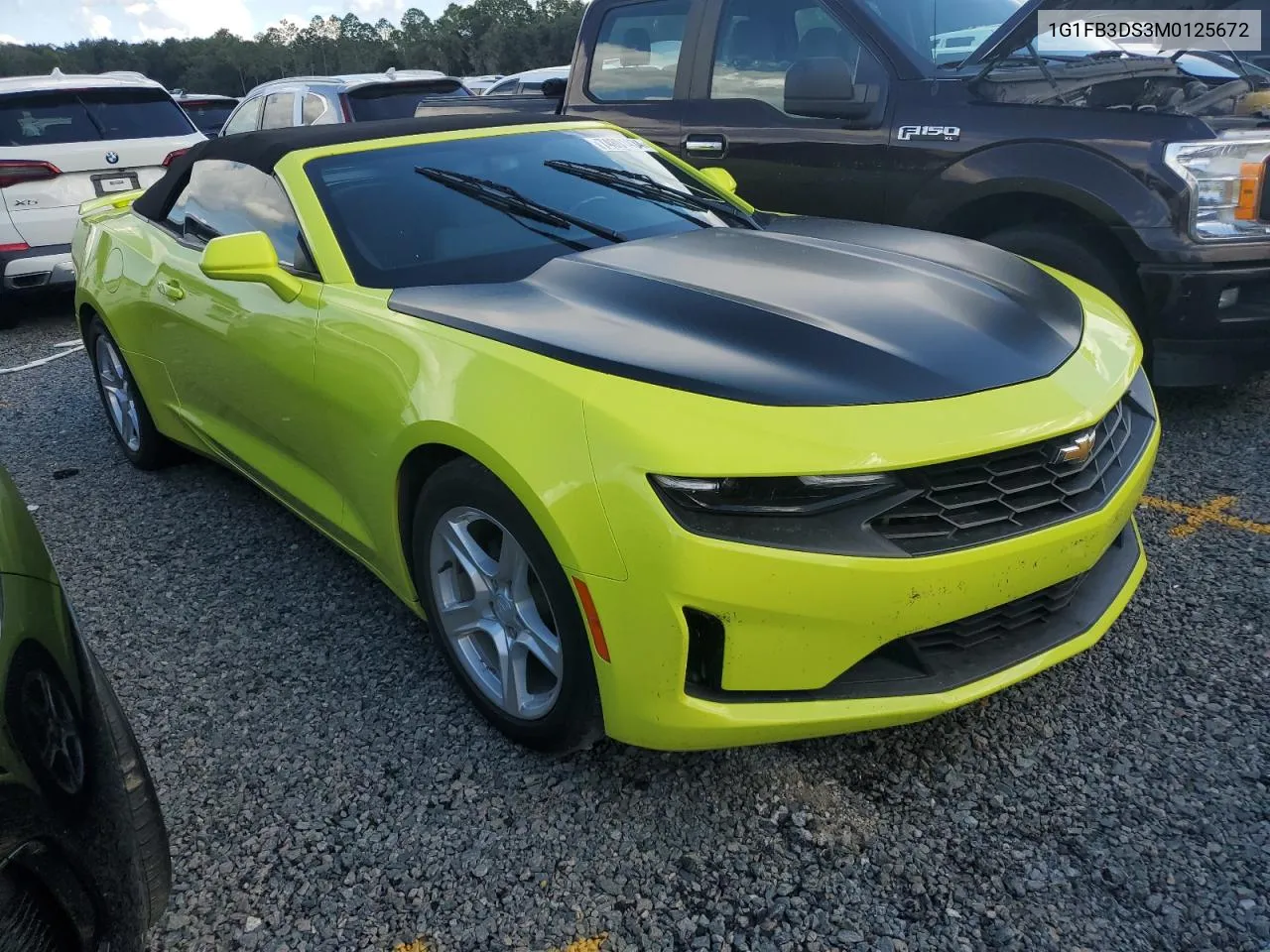 2021 Chevrolet Camaro Ls VIN: 1G1FB3DS3M0125672 Lot: 74801434