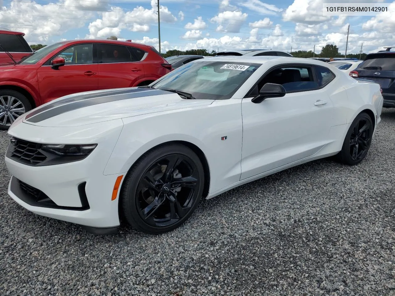 2021 Chevrolet Camaro Ls VIN: 1G1FB1RS4M0142901 Lot: 74819614