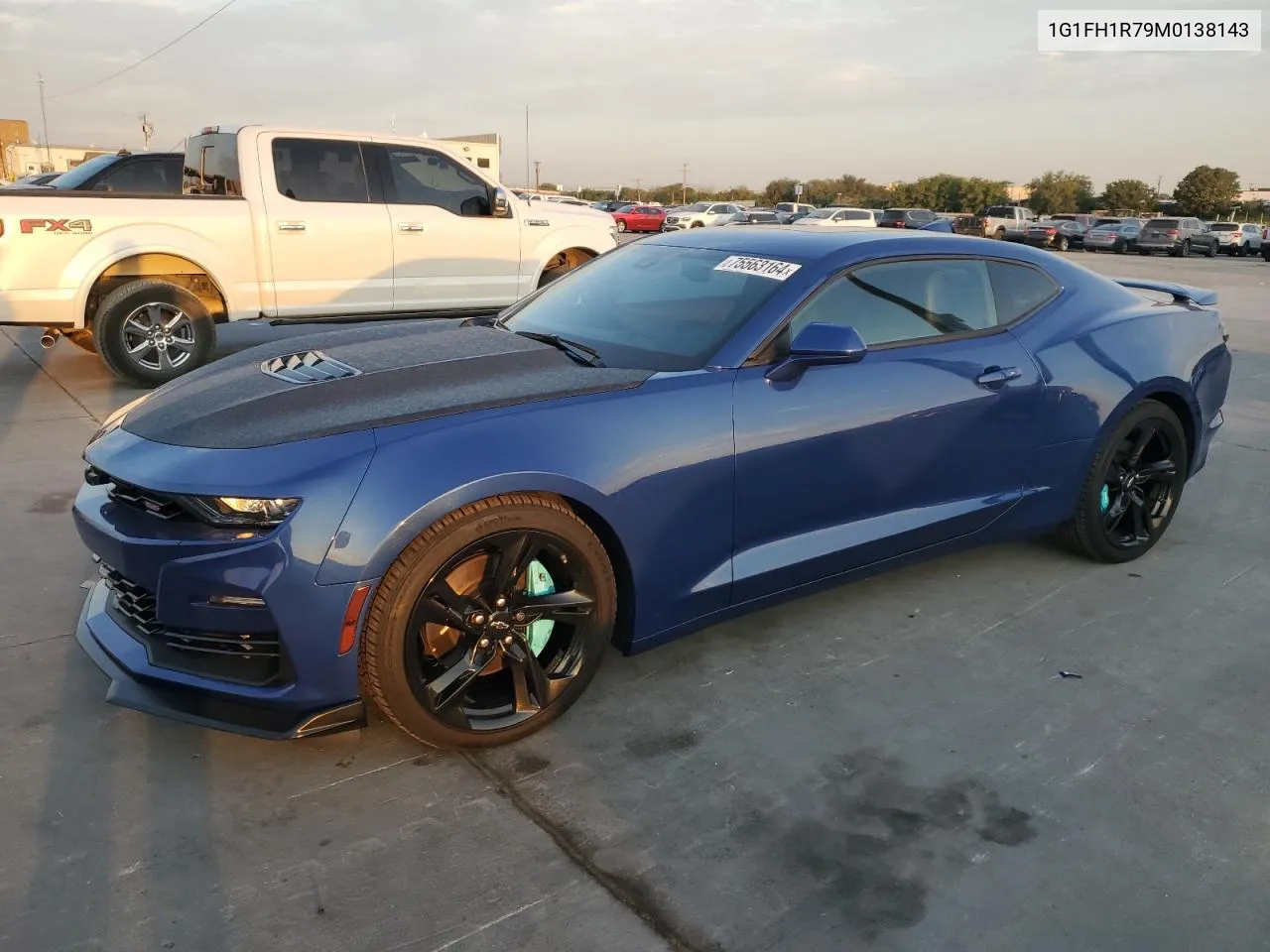 2021 Chevrolet Camaro Ss VIN: 1G1FH1R79M0138143 Lot: 75563164