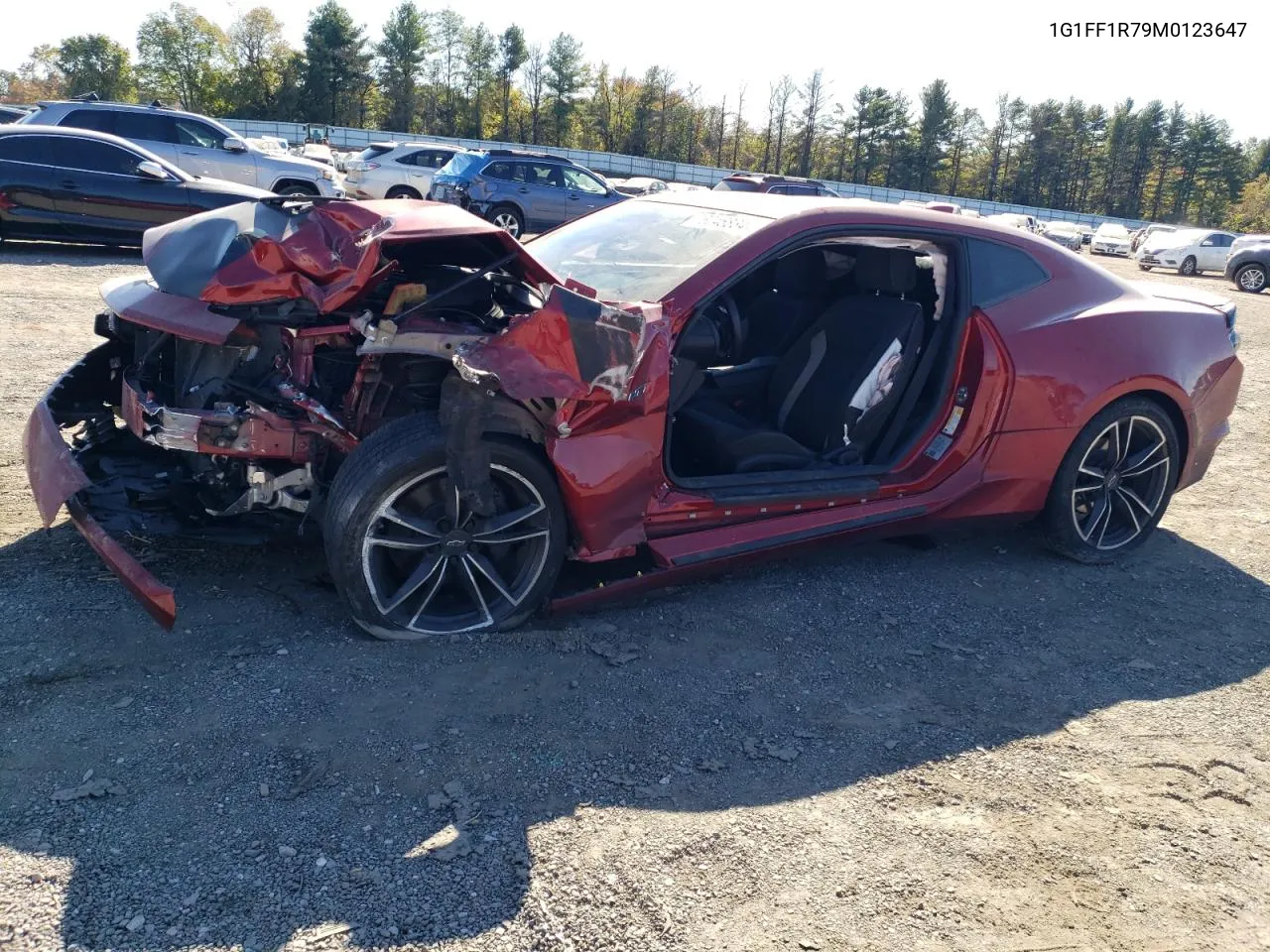 2021 Chevrolet Camaro Lz VIN: 1G1FF1R79M0123647 Lot: 76246834