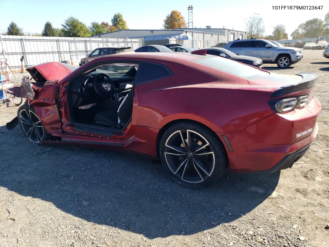 2021 Chevrolet Camaro Lz VIN: 1G1FF1R79M0123647 Lot: 76246834