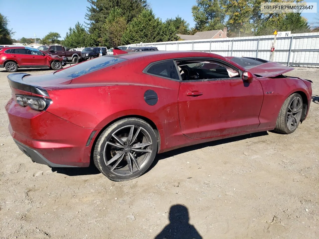 2021 Chevrolet Camaro Lz VIN: 1G1FF1R79M0123647 Lot: 76246834