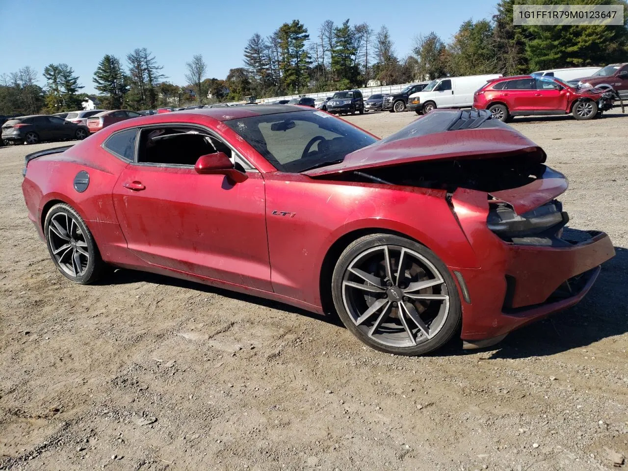 2021 Chevrolet Camaro Lz VIN: 1G1FF1R79M0123647 Lot: 76246834