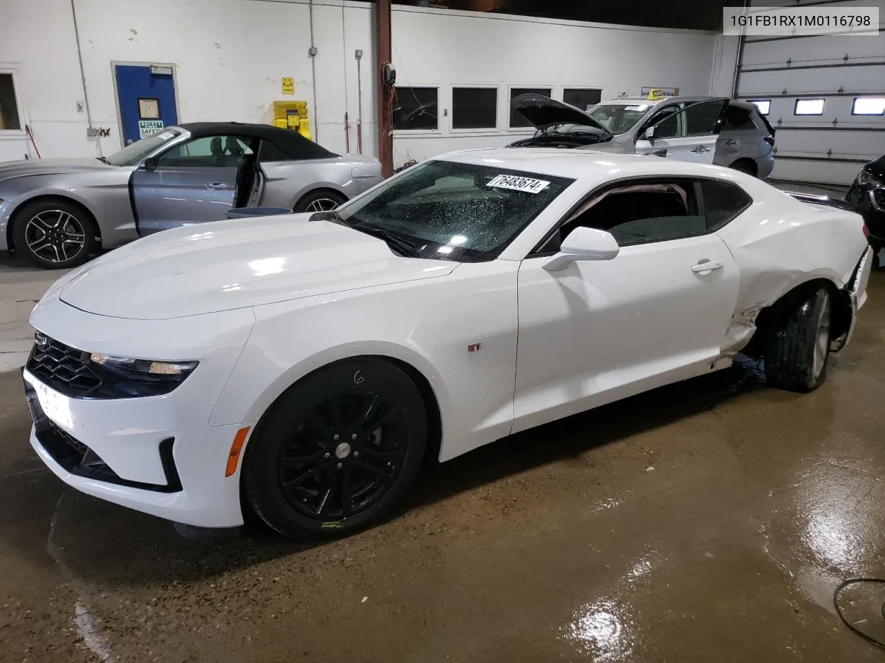 2021 Chevrolet Camaro Ls VIN: 1G1FB1RX1M0116798 Lot: 76483674