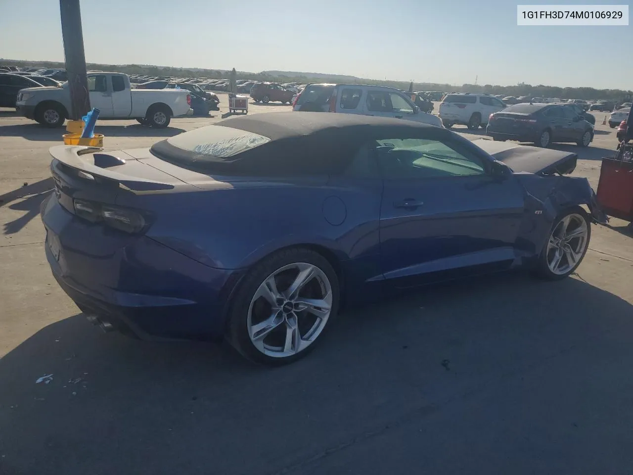 2021 Chevrolet Camaro Ss VIN: 1G1FH3D74M0106929 Lot: 76536954