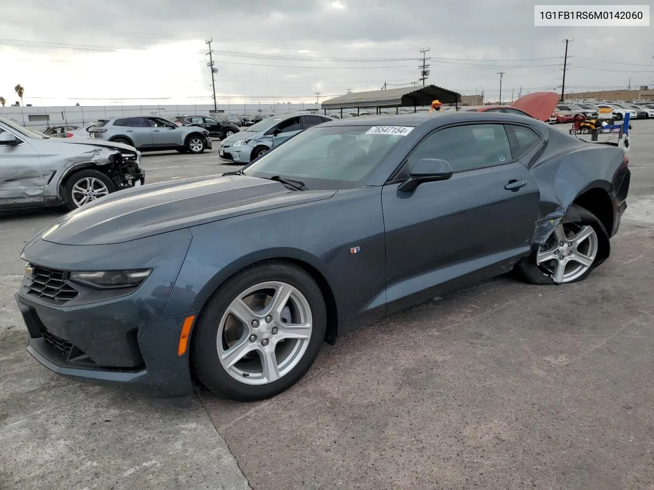 2021 Chevrolet Camaro Ls VIN: 1G1FB1RS6M0142060 Lot: 76547154