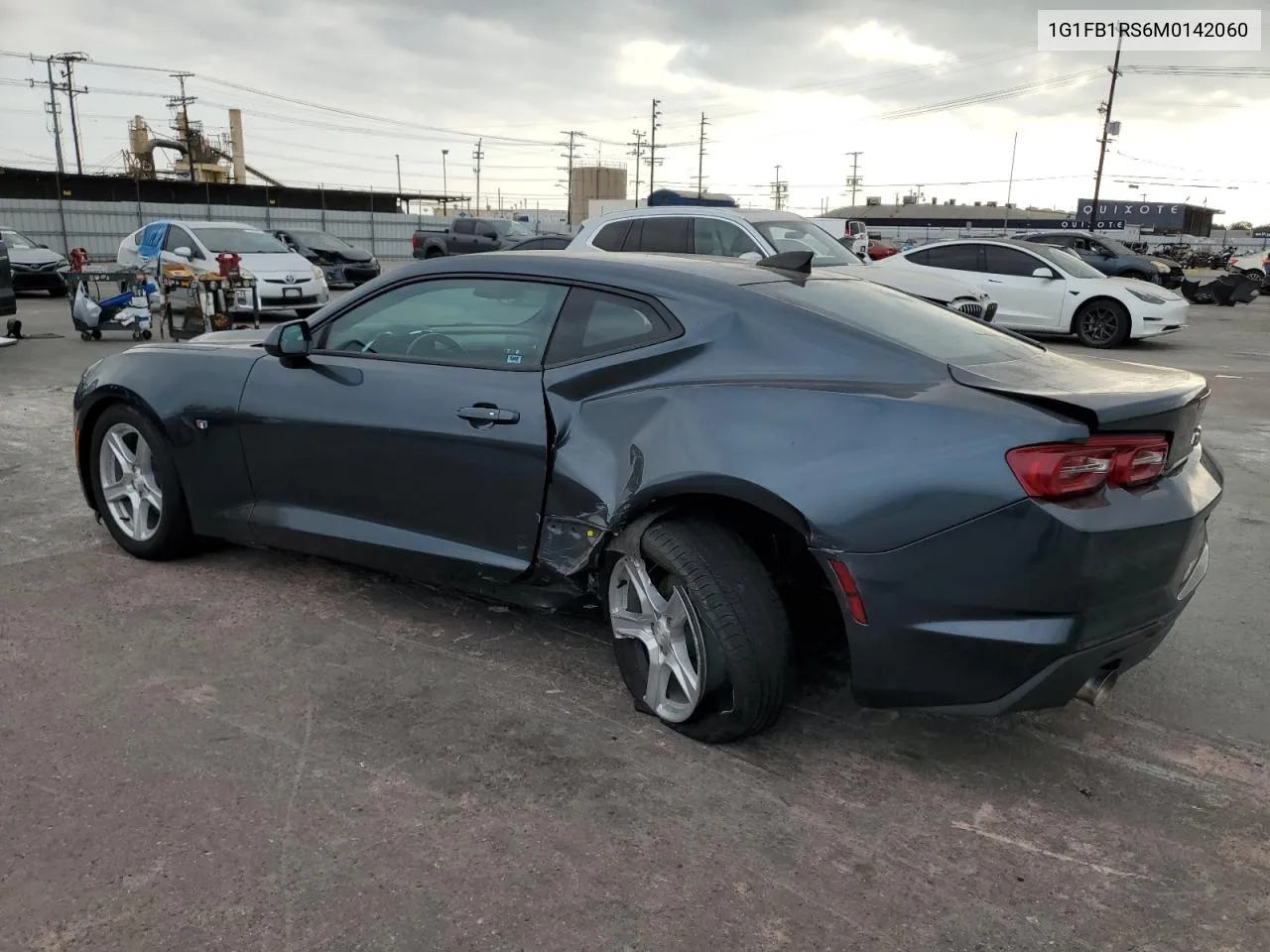 2021 Chevrolet Camaro Ls VIN: 1G1FB1RS6M0142060 Lot: 76547154