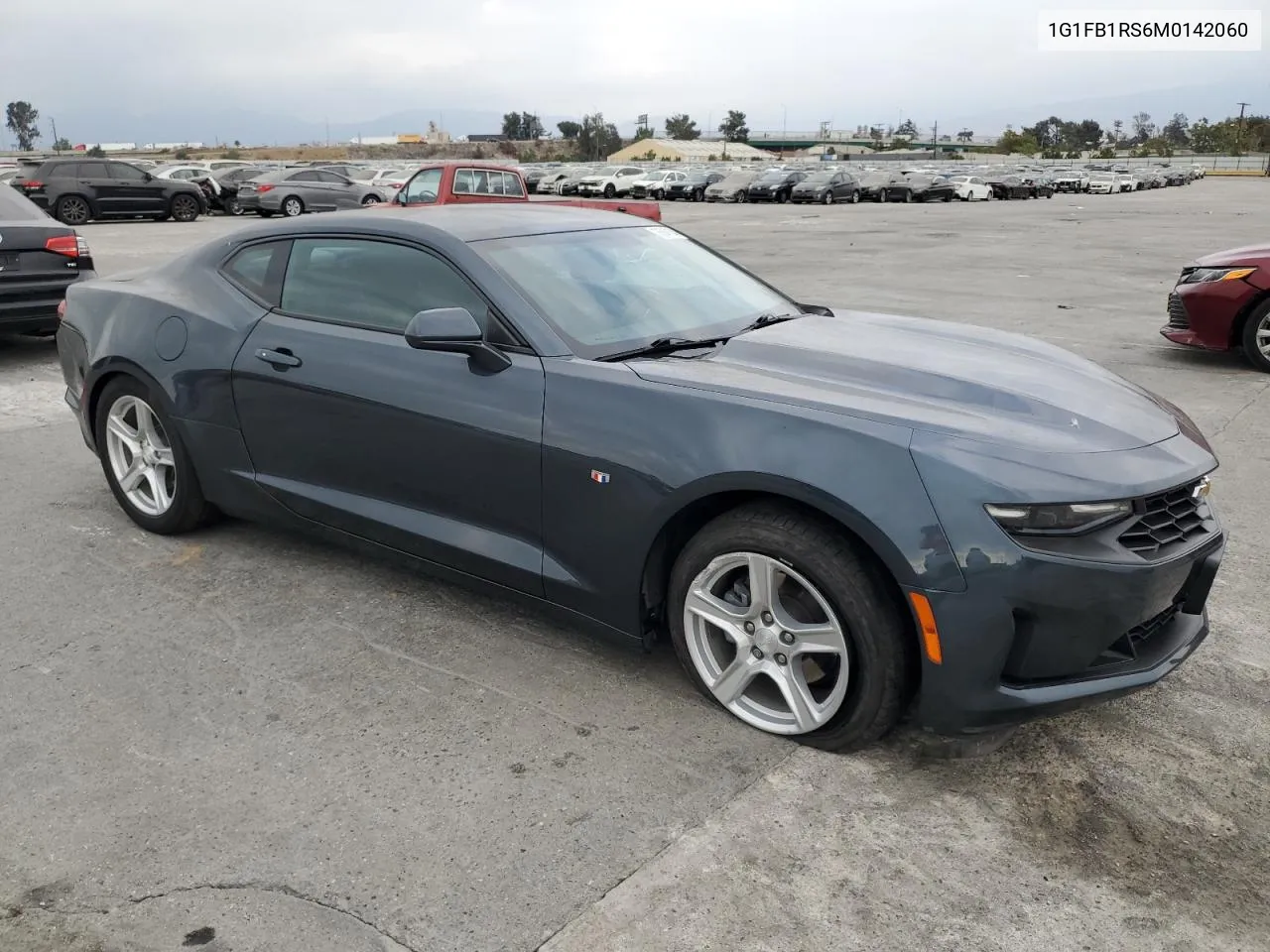 2021 Chevrolet Camaro Ls VIN: 1G1FB1RS6M0142060 Lot: 76547154