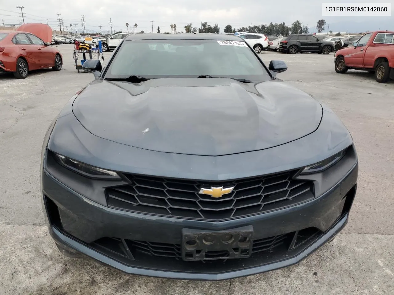 2021 Chevrolet Camaro Ls VIN: 1G1FB1RS6M0142060 Lot: 76547154