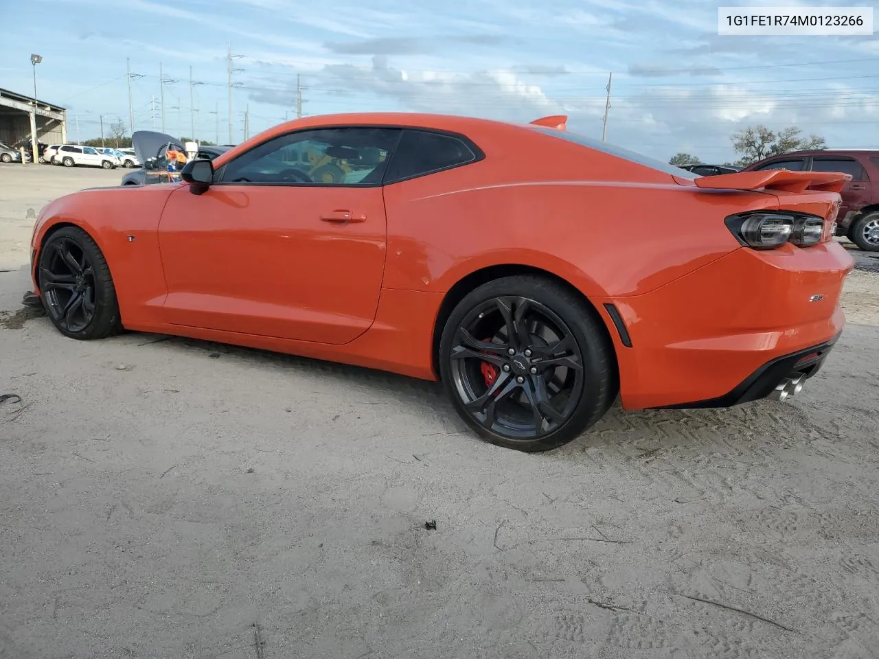 2021 Chevrolet Camaro Lz VIN: 1G1FE1R74M0123266 Lot: 76964624