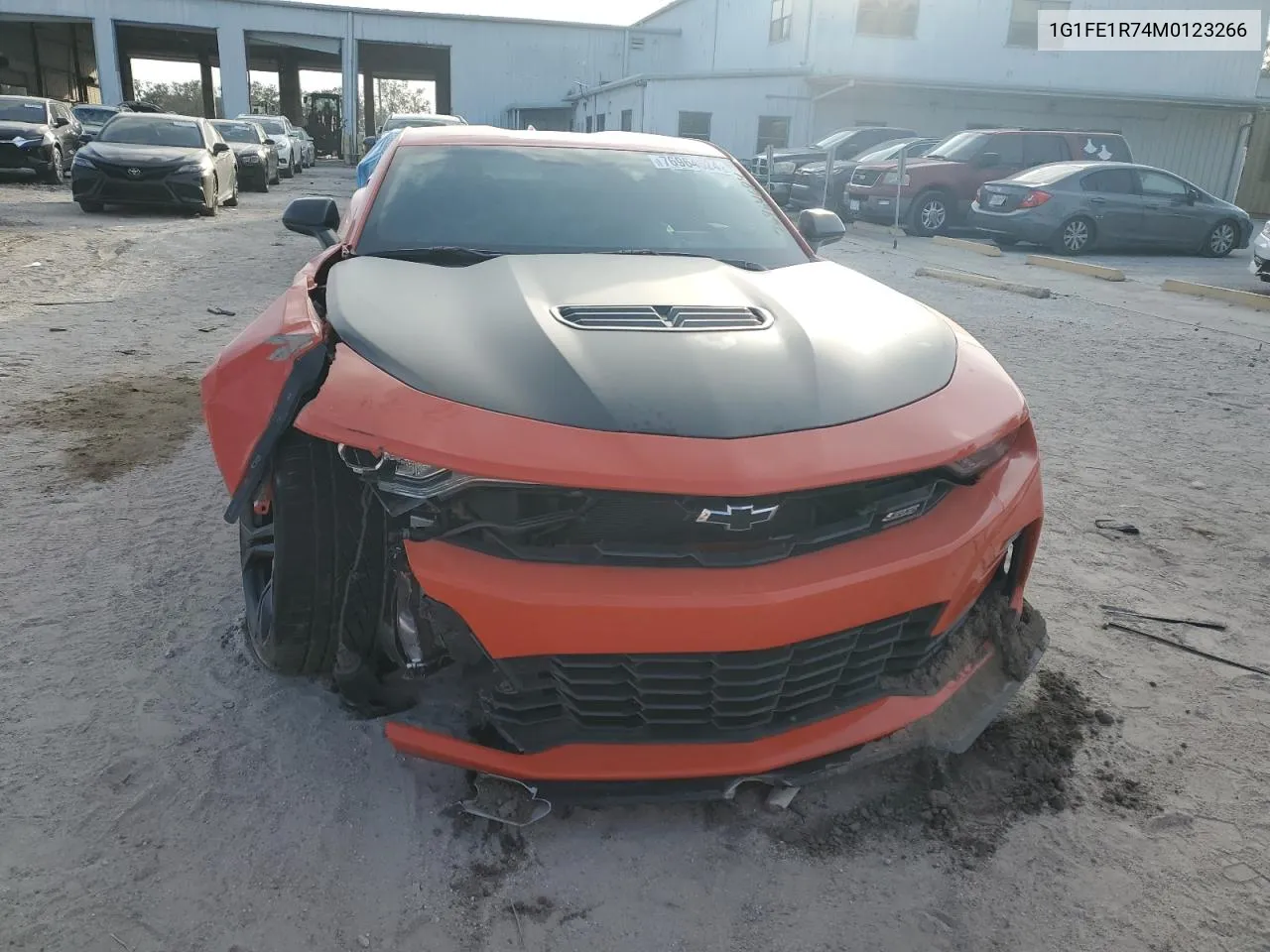 2021 Chevrolet Camaro Lz VIN: 1G1FE1R74M0123266 Lot: 76964624