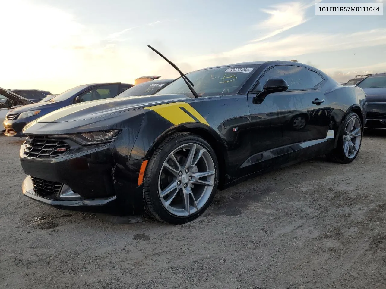 2021 Chevrolet Camaro Ls VIN: 1G1FB1RS7M0111044 Lot: 77027484