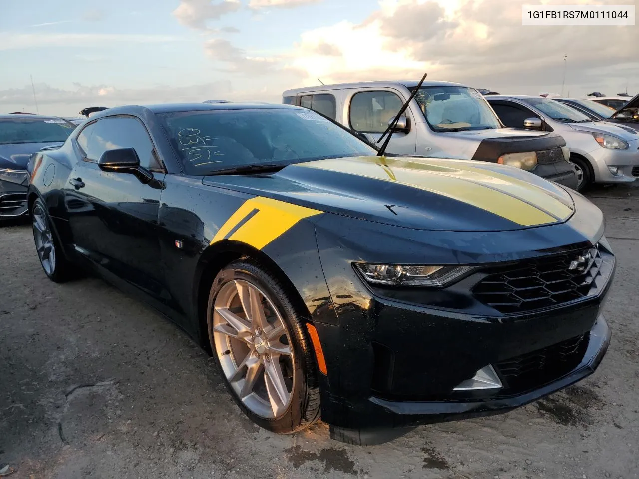 2021 Chevrolet Camaro Ls VIN: 1G1FB1RS7M0111044 Lot: 77027484