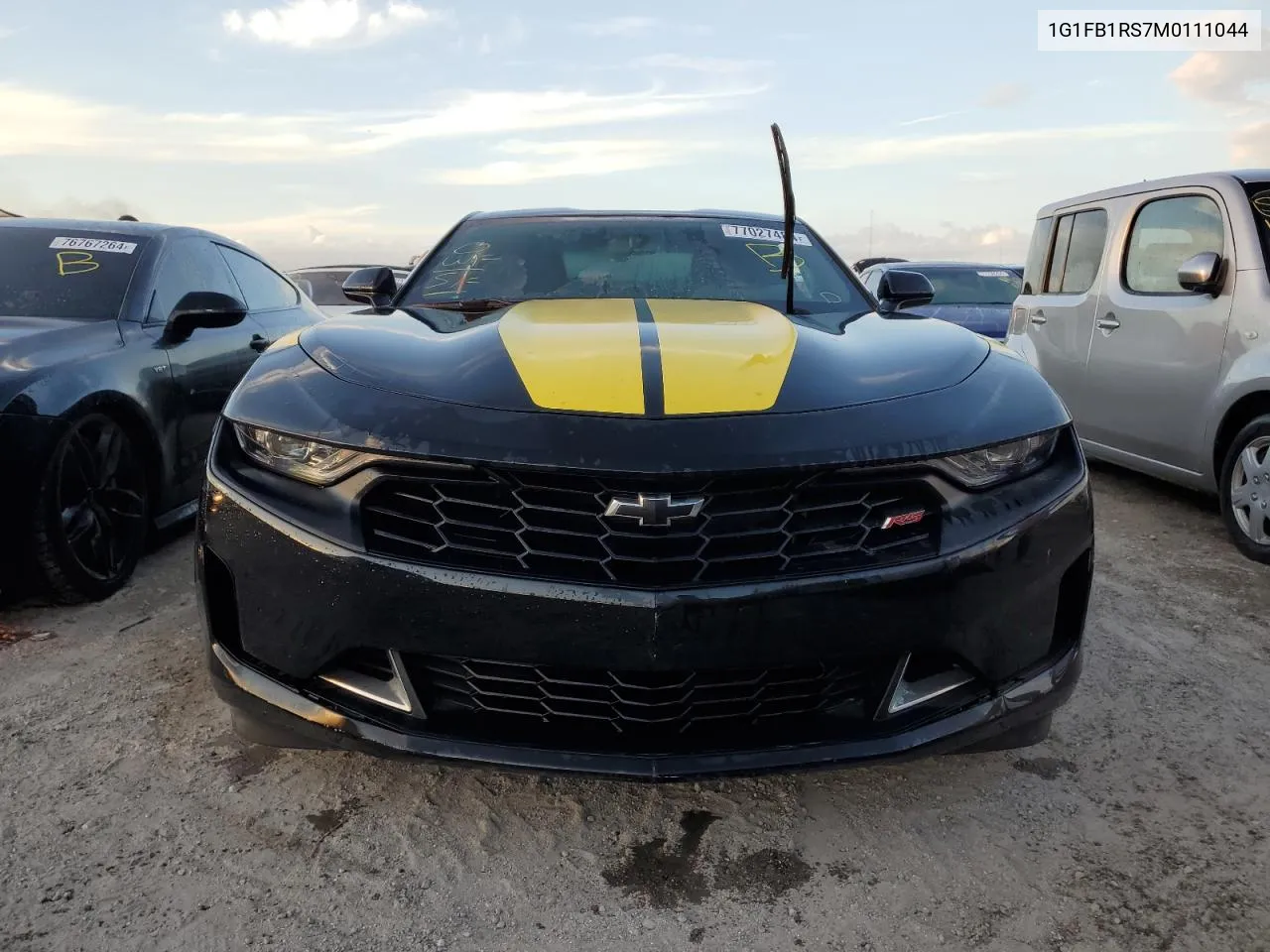 2021 Chevrolet Camaro Ls VIN: 1G1FB1RS7M0111044 Lot: 77027484