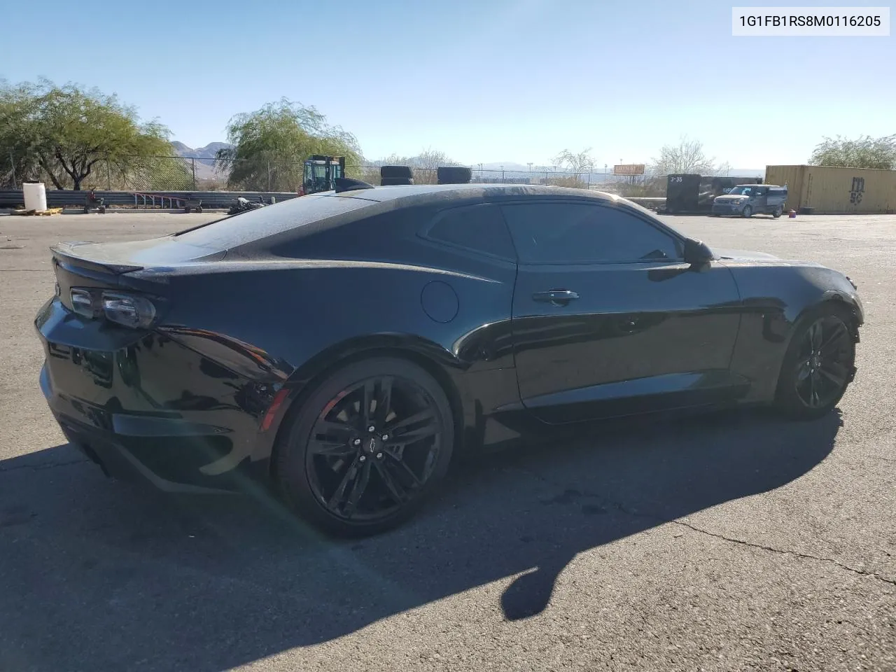 2021 Chevrolet Camaro Ls VIN: 1G1FB1RS8M0116205 Lot: 77118954